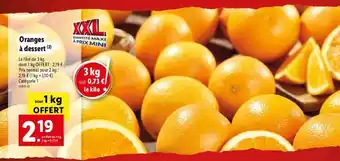 Lidl Oranges à Dessert offre