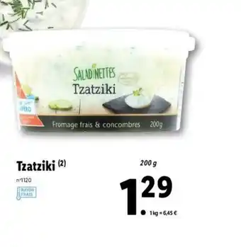 Lidl Tzatziki offre