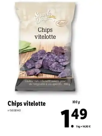 Lidl Chips Vitelotte offre