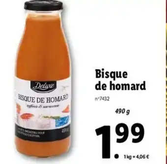 Lidl Bisque de Homard offre