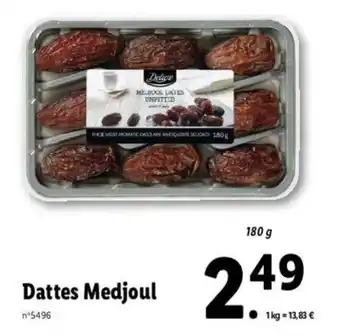 Lidl Dattes Medjoul offre
