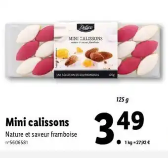 Lidl Mini Calissons offre