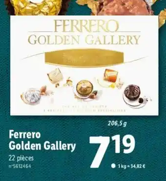 Lidl Ferrero Golden Gallery offre