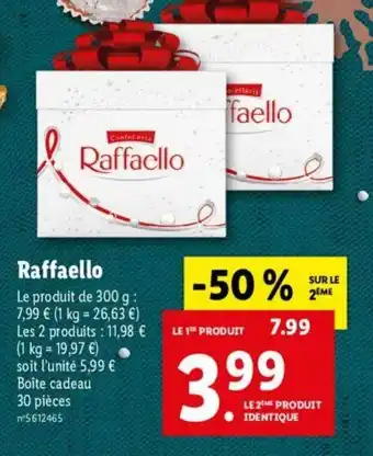 Lidl Raffaello offre