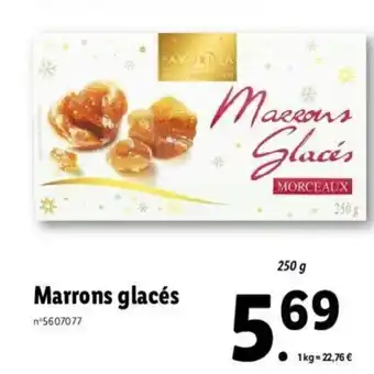 Lidl Marrons Glacés offre