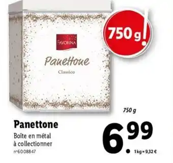 Lidl Panettone offre