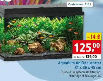 Maxi Zoo Anione aquarium starter offre