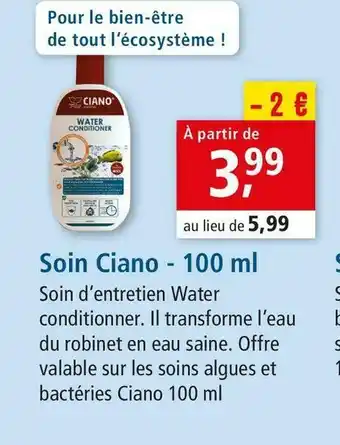 Maxi Zoo Ciano soin ciano offre