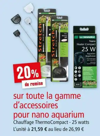 Maxi Zoo bon plan sur toute la gamme d‘accessoires pour nano aquarium offre