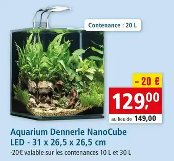 Maxi Zoo Aquarium dennerle nanocube led offre