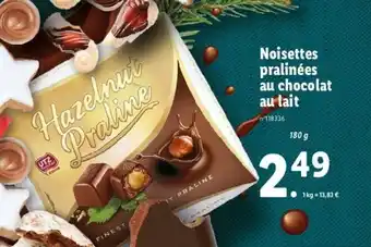 Lidl Noisettes Pralinées Au Chocolat Au Lait offre