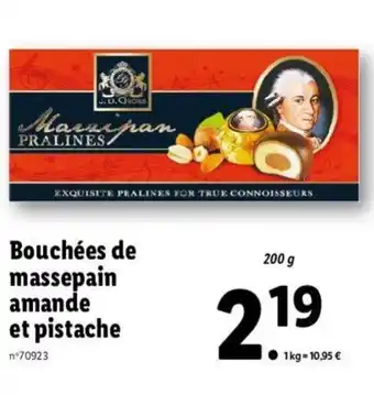 Lidl Bouchées de Massepain Amande offre