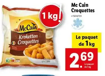 Lidl Mc Cain Croquettes offre