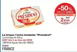 Match Grand fermage - beurre bio offre