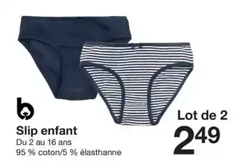 Zeeman Slip enfant offre