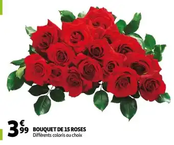 Auchan Bouquet de 15 Roses offre