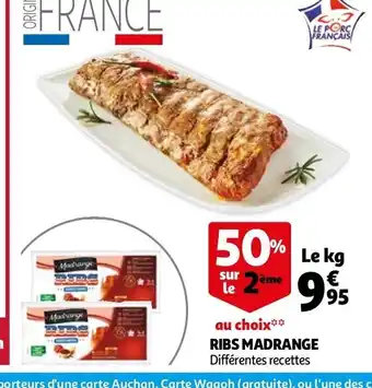 Auchan Ribs madrange offre