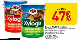 Weldom Lasure Xylogis Incolore offre