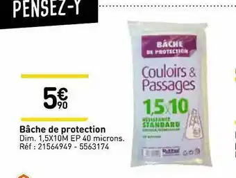 Weldom Bâche De Protection offre