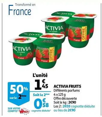 Auchan ctivia fruits offre