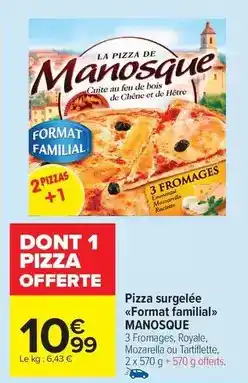 Carrefour Market Carrefour - pizza cuite sur pierre surgelée extra offre