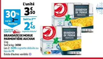Auchan Brandade de morue parmentière Auchan offre