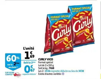 Auchan Curly Vico offre