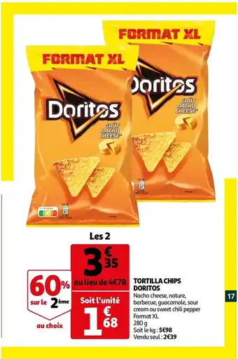 Auchan Tortilla chips offre