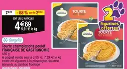 Cora x Carrefour Française de Gastronomie Tourte champignons poulet offre