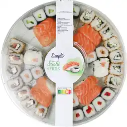 Carrefour Plateau Sushi 40 pièces SIMPL' offre