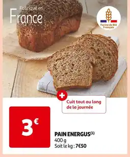 Auchan Supermarché PAIN ENERGUS offre