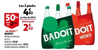 Auchan Badoit offre