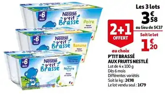 Auchan P'tit brassé offre