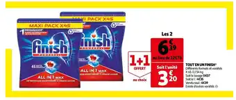 Auchan Tout en un finish offre