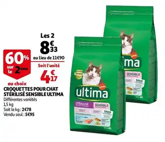 Auchan Croquettes pour chat offre