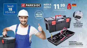 Lidl Boîte à Outils Parkside offre