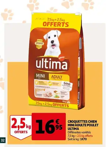 Auchan Croquettes chien offre