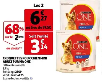 Auchan Croquettes pour chien mini offre