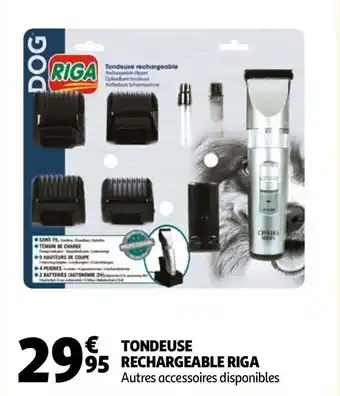 Auchan Tondeuse rechargeable riga offre
