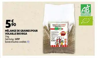 Auchan Mélange de graines pour offre