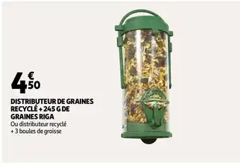Auchan Distributeur de graines offre