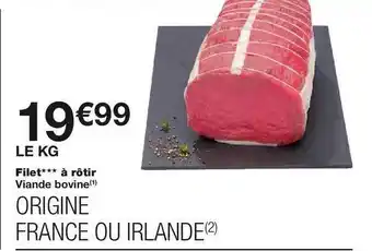 Monoprix Filet*** a rotir Viande bovine offre