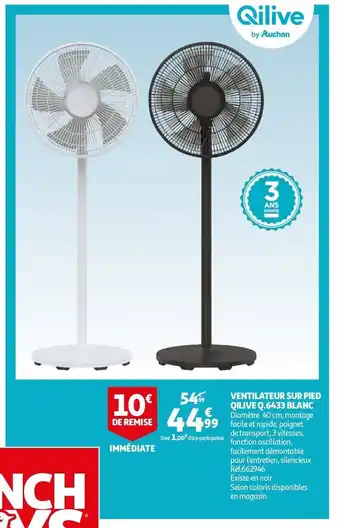 Ventilateur sur pied