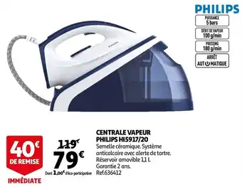 Auchan Centrale vapeur offre