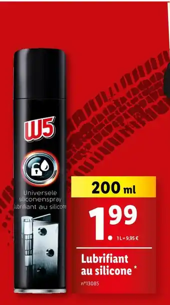 Lidl W5 Lubrifiant au silicone offre