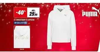 Intersport Sweatshirt à Capuche Puma offre
