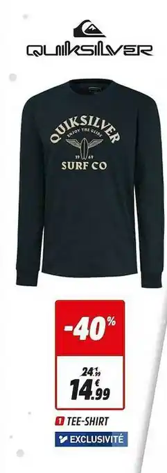 Intersport Tee-shirt Quiksilver offre