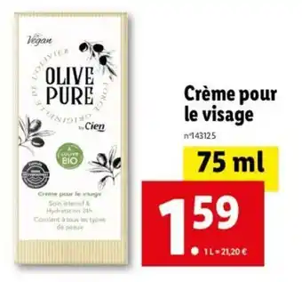 Lidl Crème pour le visage offre