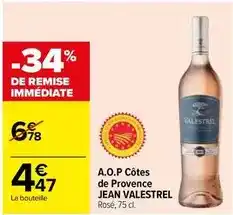 Jean valestrel - a.o.p côtes de provence