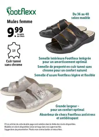 Lidl Mules femme offre